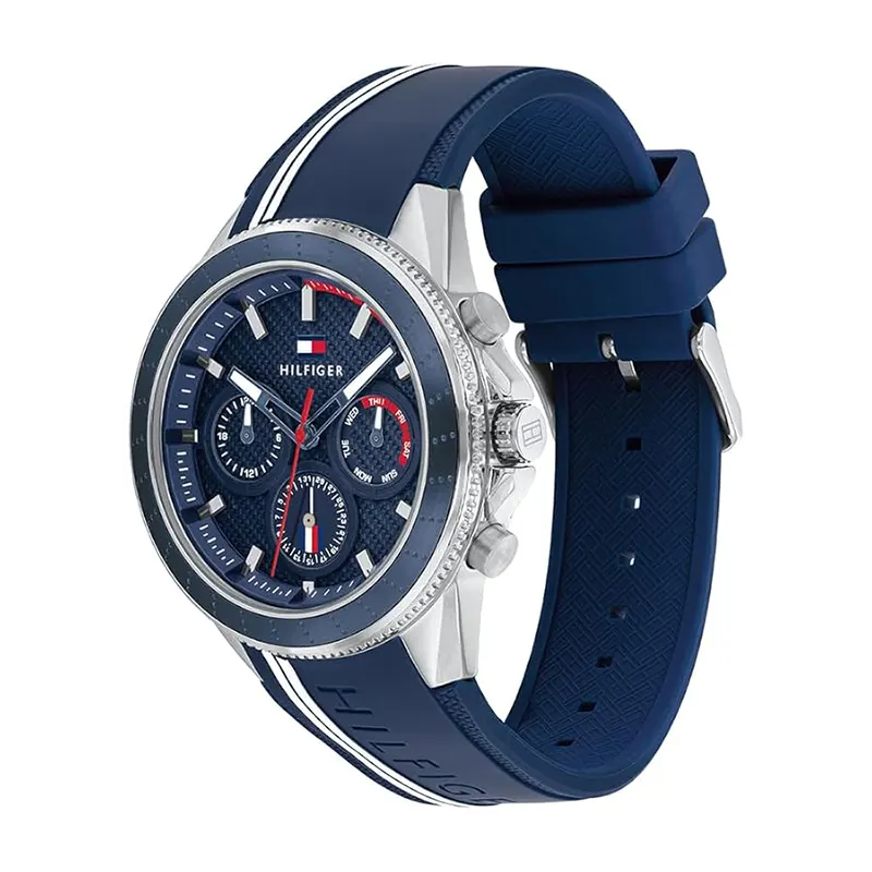 Tommy Hilfiger Aiden Chronograph Blue Dial Men's Watch- 1791859